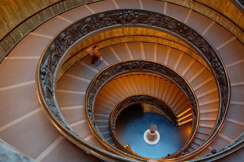 Vatican Museum staircase