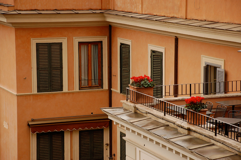Roman veranda