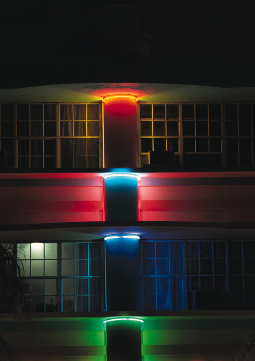 Tri color neon