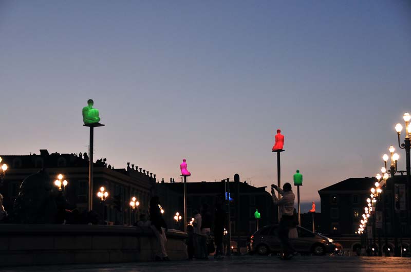 Late evening in Place Massena