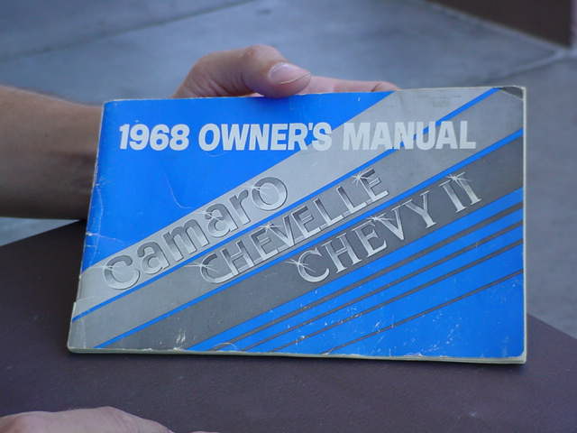 1968 Owners Manual