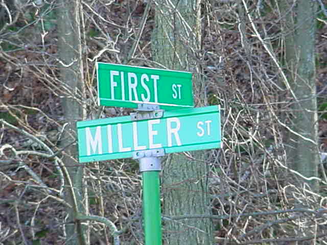 First St and Miller St <br> Knapp Wisconsin