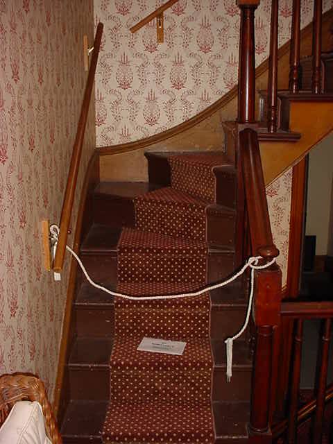 stairs leading upstairs