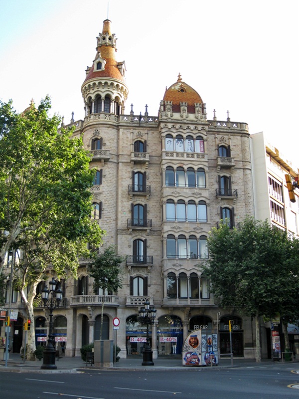 Cases Rocamora (Passeig de Grcia 6-14) Germans Bassegoda 1914
