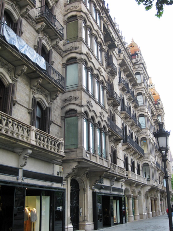 Cases Rocamora (Passeig de Grcia 6-14) Germans Bassegoda 1914