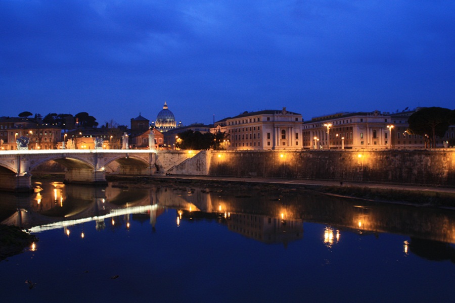 Roma. Vista desde el Ponte S.Angelo