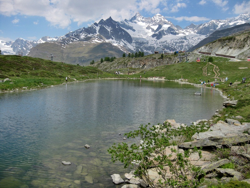 Zermatt. Leisee in Sunnegga