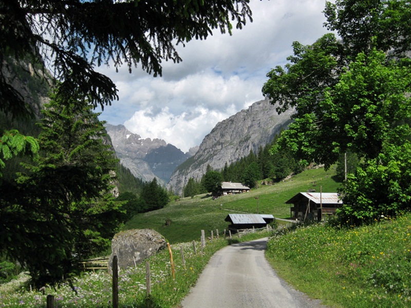 Kandersteg. Gasterntal Valley