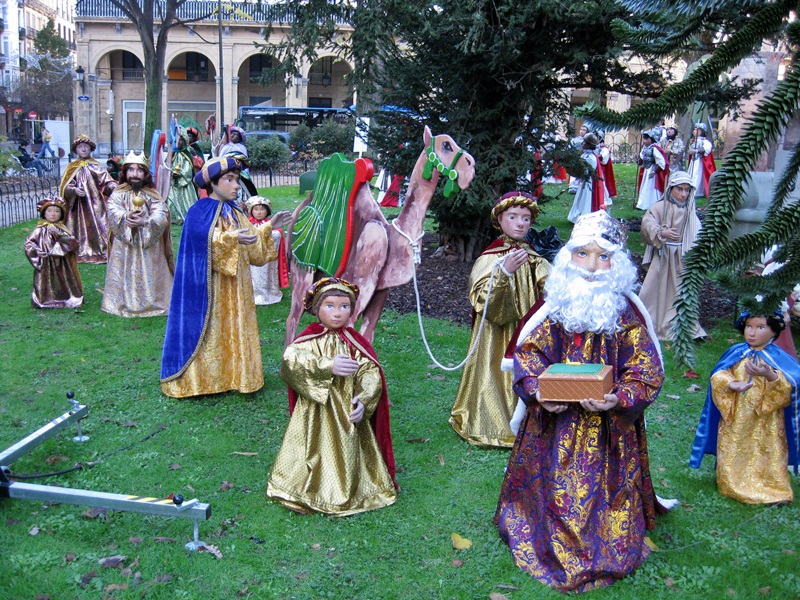 Pesebre en la Plaza Guipzcoa