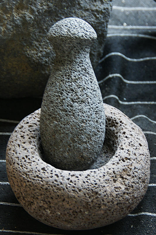 Grinding implements made of stone