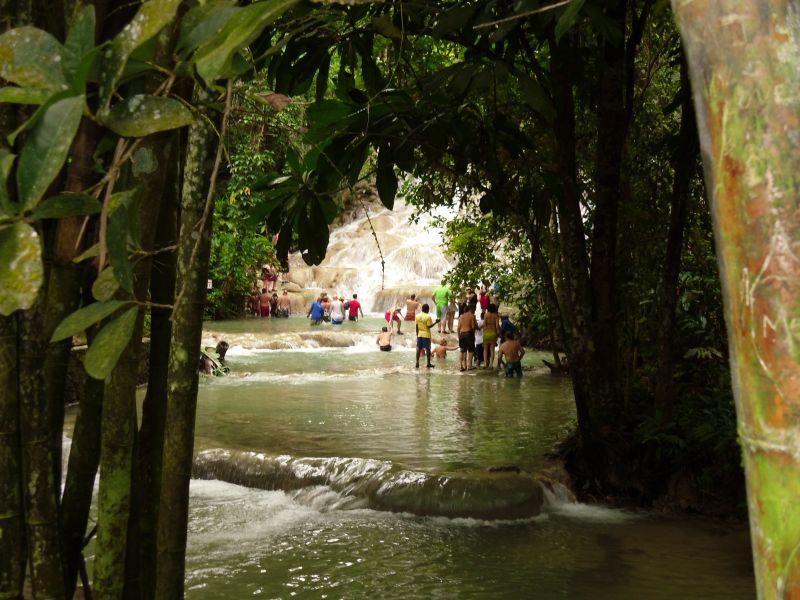 Entrance to the Dunns River Falls