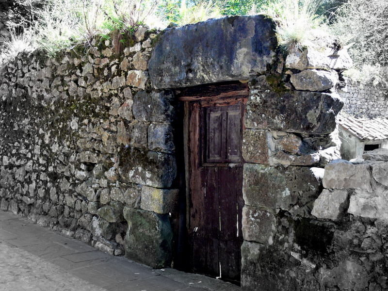 the old door.