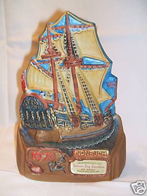 NONSUCH sail boat rye whiskey - HBC - 1970