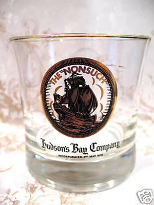 NONSUCH sail boat flared highball glasses - HBC - 1970