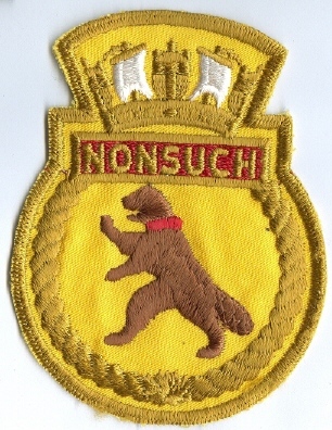 HMCS NONSUCH embroidered crest