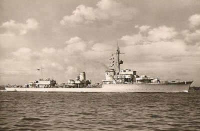 Kriegsmarine Z-38 - 1940, later HMS NONSUCH
