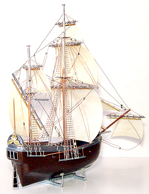 stained glass NONSUCH sail boat - 2005