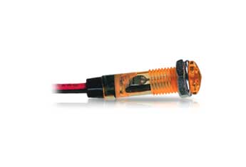 Radio Shack  276-272  Orange LED w. holder