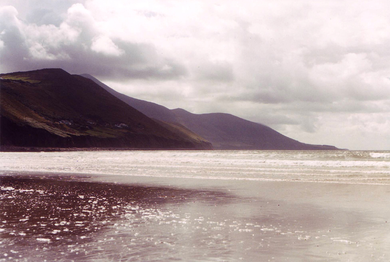 ..The sea like a silver paper....