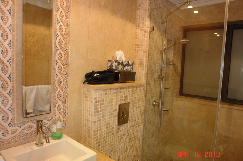 first basement bathroom