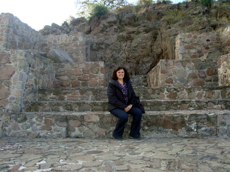 El Trono del Rey Netzahualcoyotl tallado en el cerro
