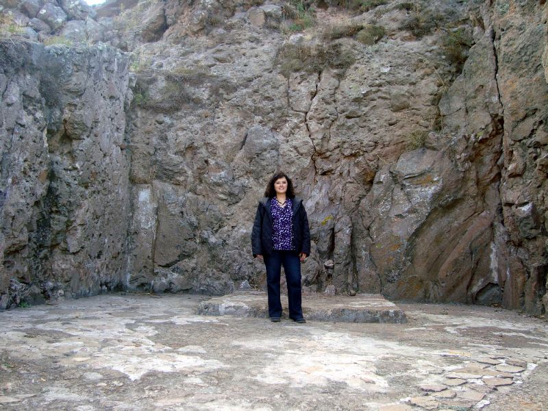 El Trono del Rey Netzahualcoyotl tallado en el cerro