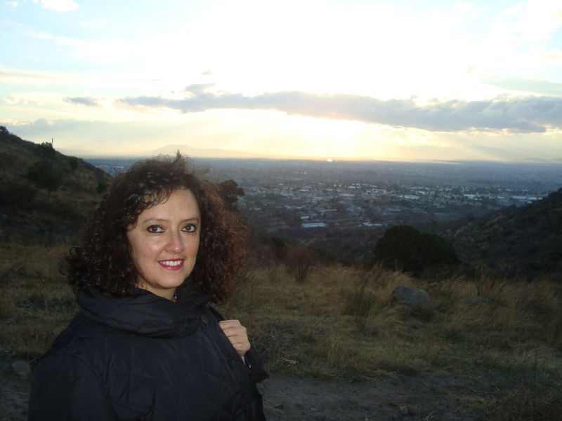 Panormica desde los Baos del Rey Netzahualcoyotl