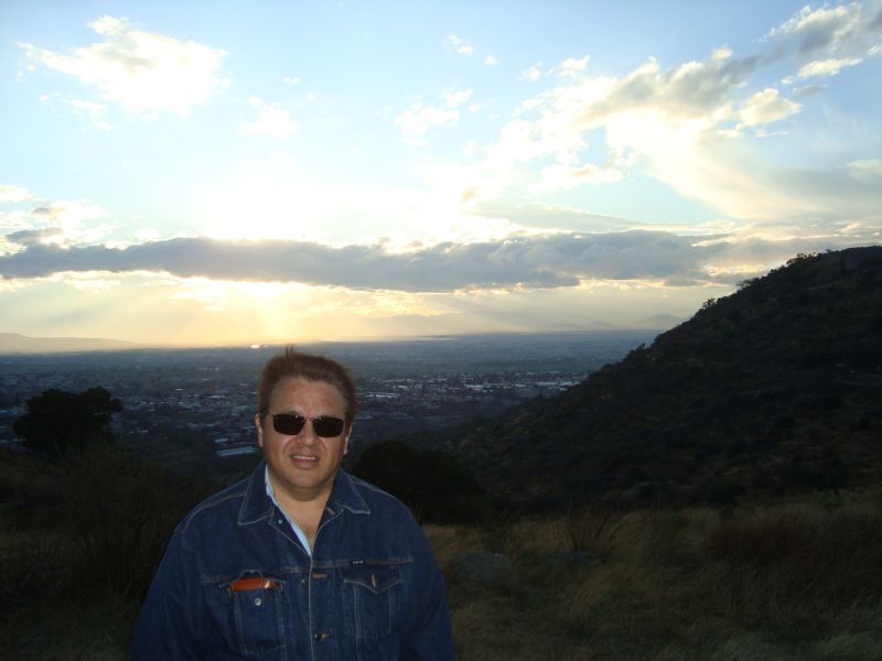 Panormica desde los Baos del Rey Netzahualcoyotl