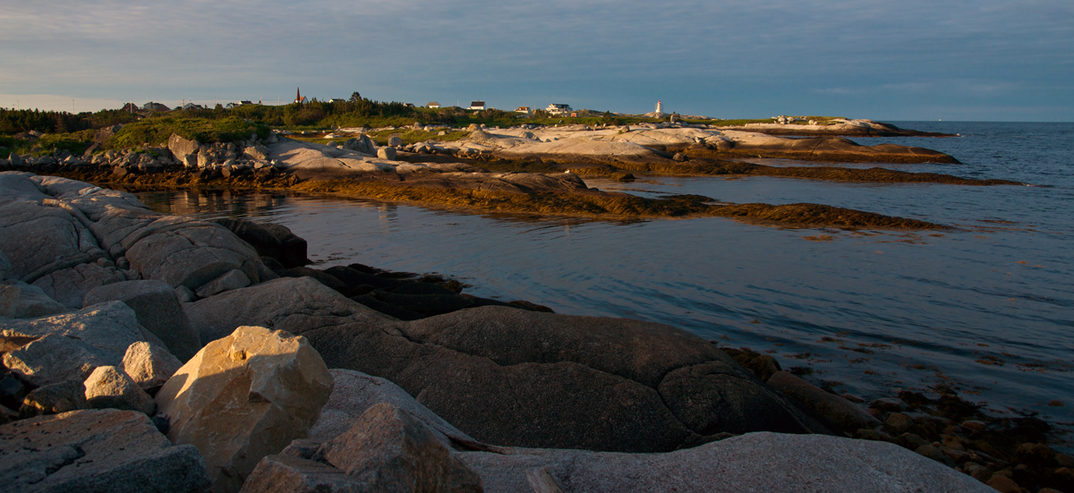 View toward Peggys Cove