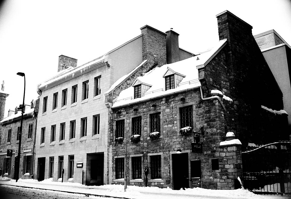 Winter in the Old Montreal