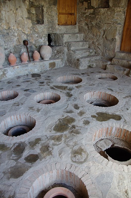 Nekresi Monastery - wine cellar
