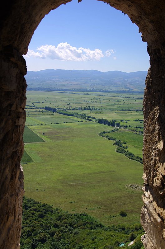 Alazani valley from Nekresi Monastery