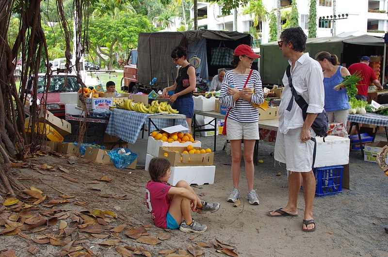 Sunday's market at Port Douglas