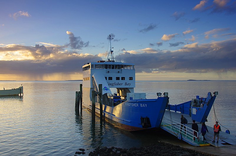 Ferry at Fraser Island