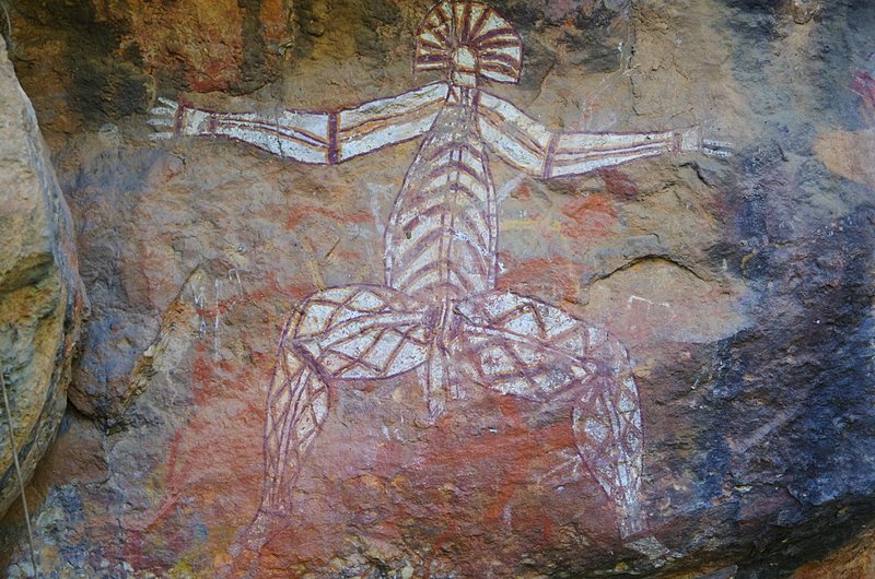 Anbangbang painting at Nourlangie Rock