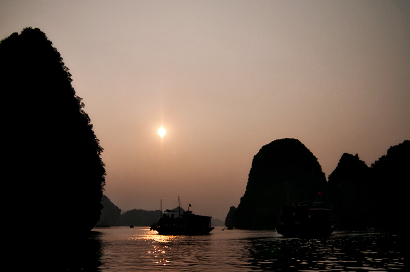 Sunset at Halong Bay I