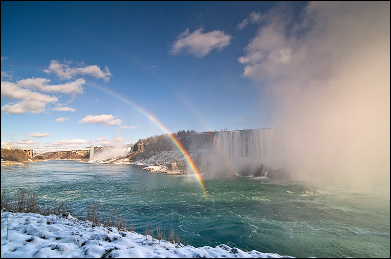 Twin rainbow at Niagara