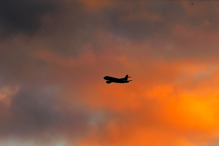 Sunset landing