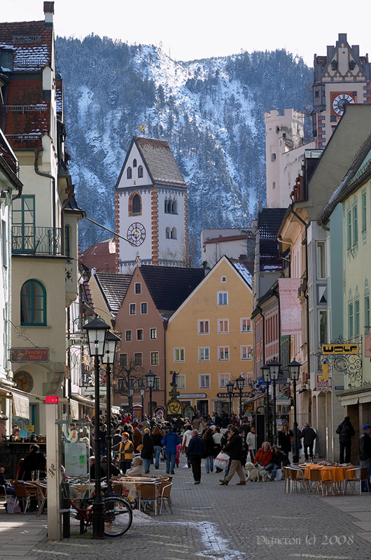 Fussen. Alpine attraction