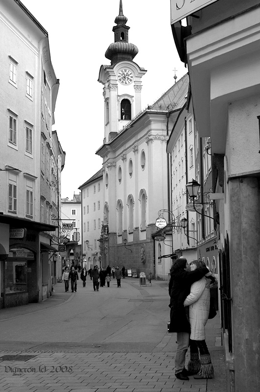 Austria. Salzburg. Love is in the air