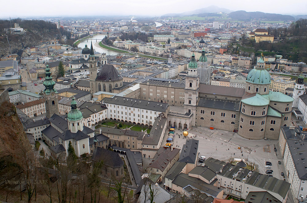 Austria. Salzburg. From the Hohensalzburg Fortress
