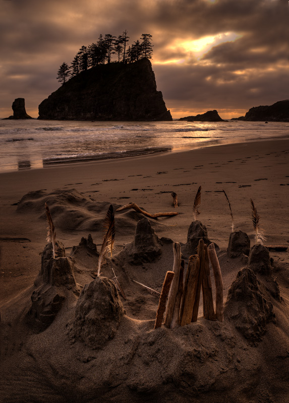 sandcastles