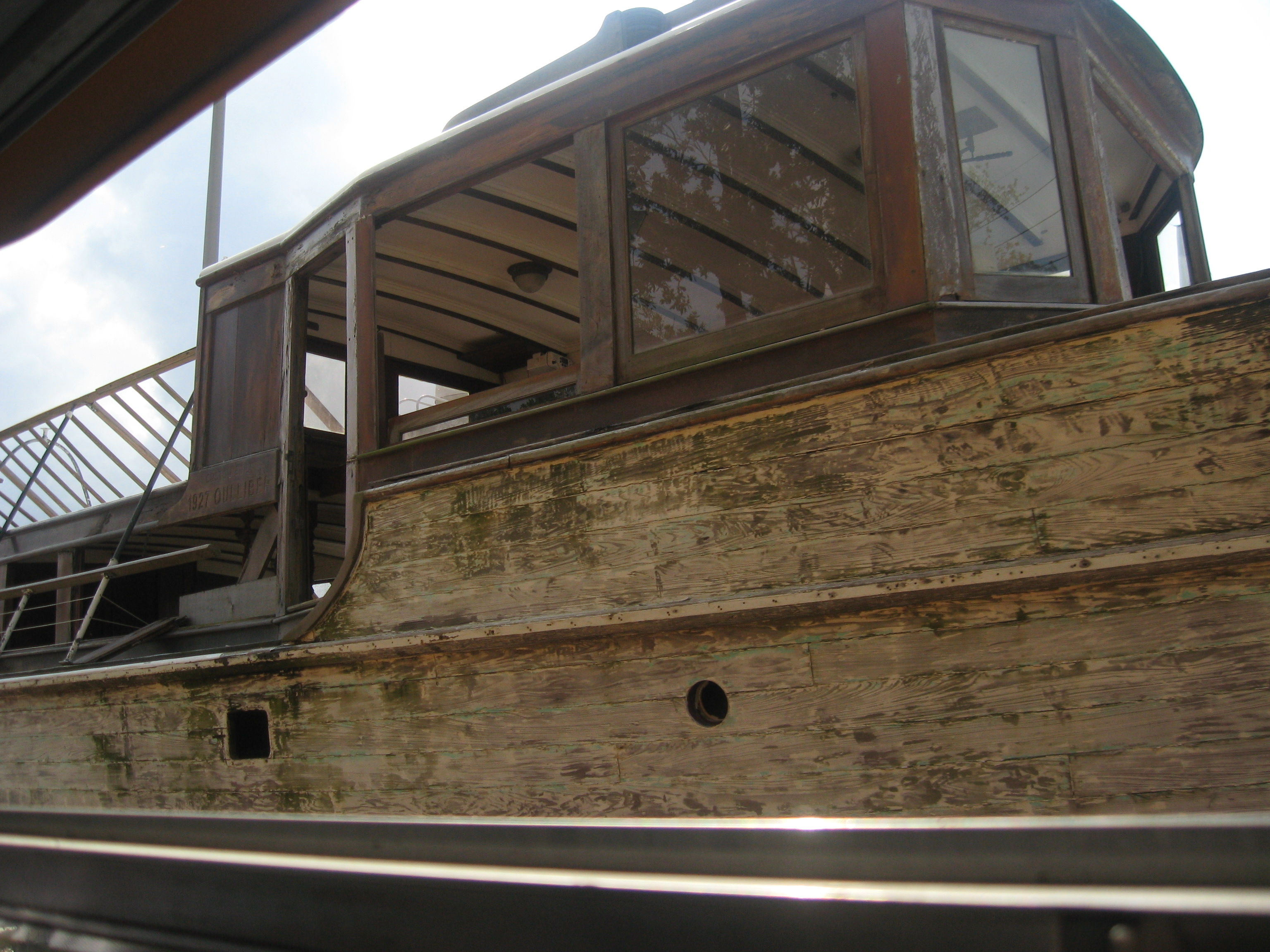 Shrimp Boat Being Refurbished, West End, NOLA, May 2009