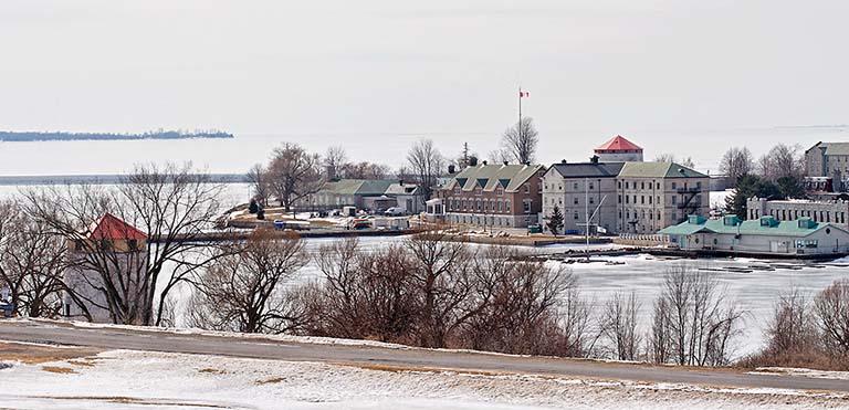 The Royal Military College of Canada, across Navy Bay