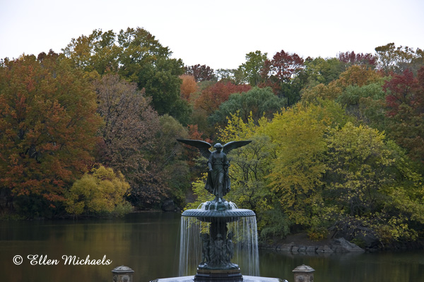 Bethesda Fountain Fall Foliage