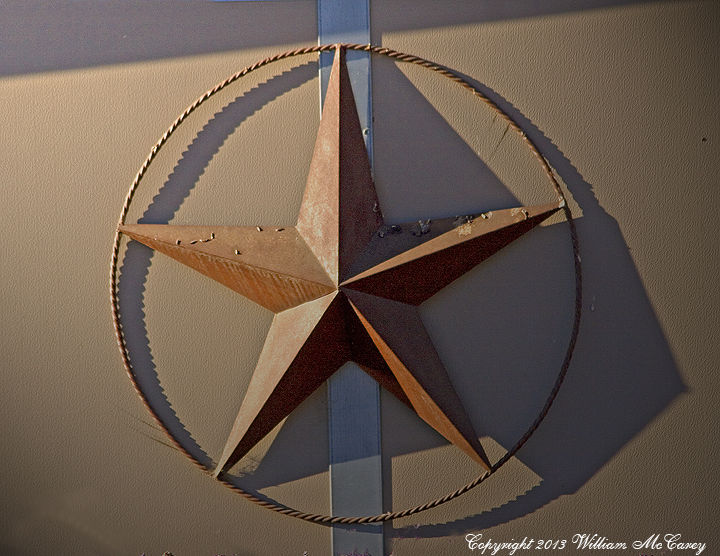 Star on the barn