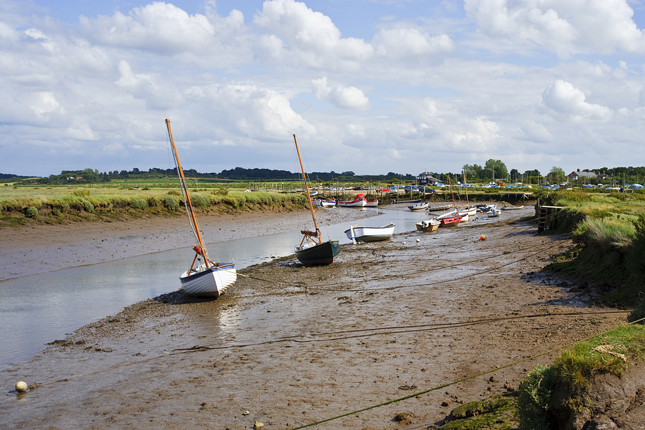 Morston Quay in Winter