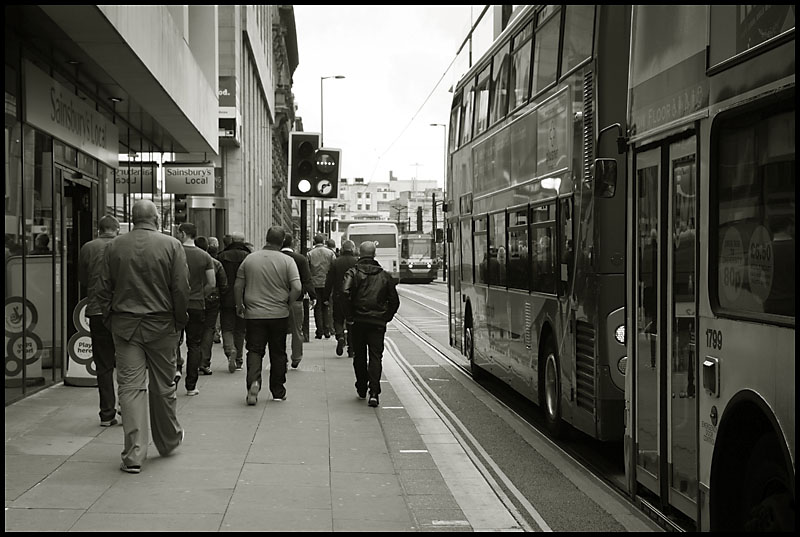 On the Way to Saturdays Match