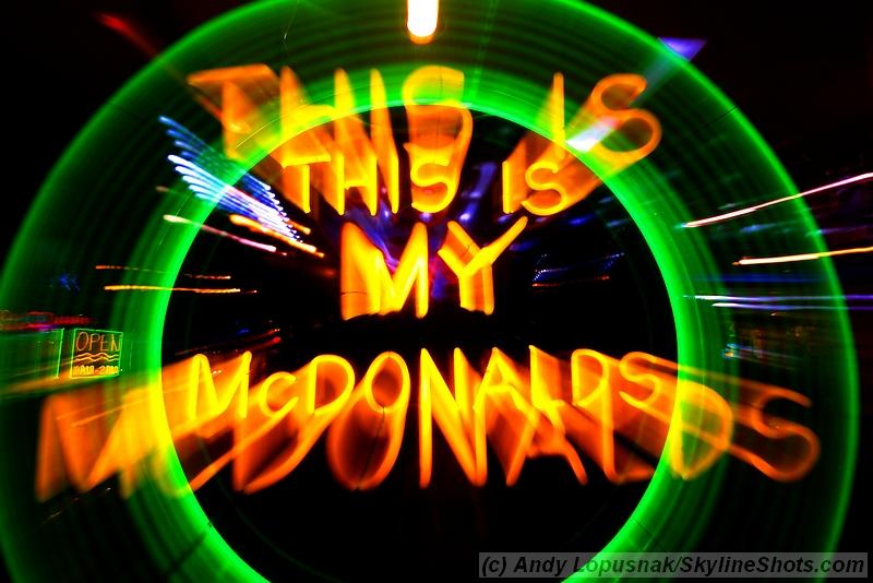 New York at Night -- this is my McDonalds
