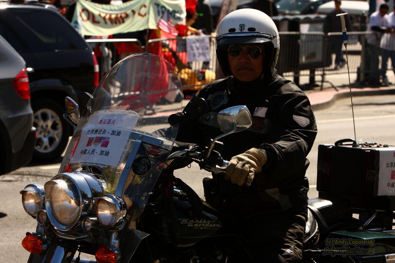 2008 Olympic Torch Relay & Protests - San Francisco